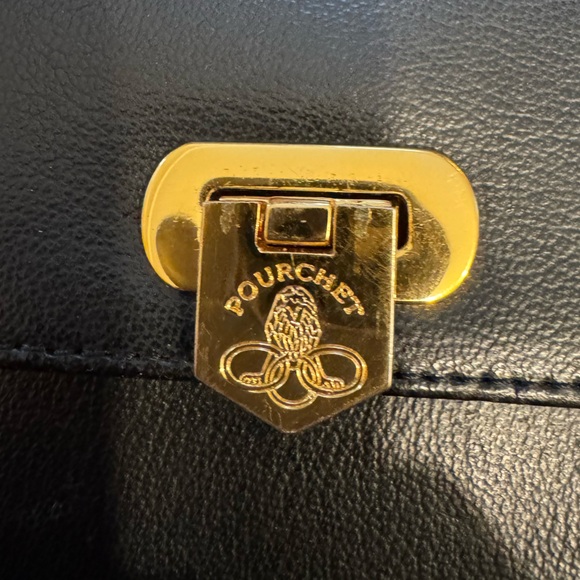 Pourchet leather crossbody (made in france) - Picture 5 of 9